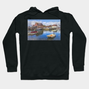 Boats At Emsworth Harbour Hoodie